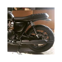 Bobbed Rear Mudguard/Fender - Polished Aluminium - LC